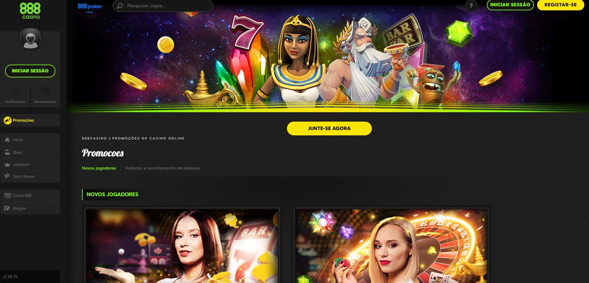 O 888 Casino oferece aos seus jogadores diversos bónus e promoções