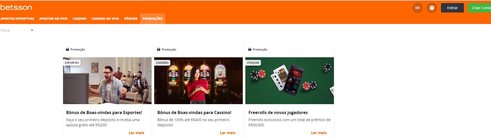 O Betsson oferece aos seus jogadores diversos bónus e promoções.