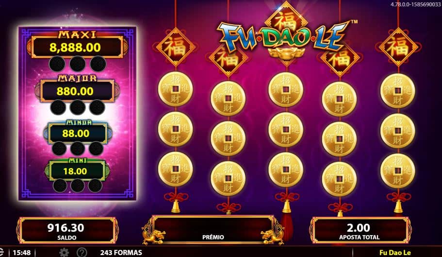 rodadas bónus e giros grátis en Fu Dao Le