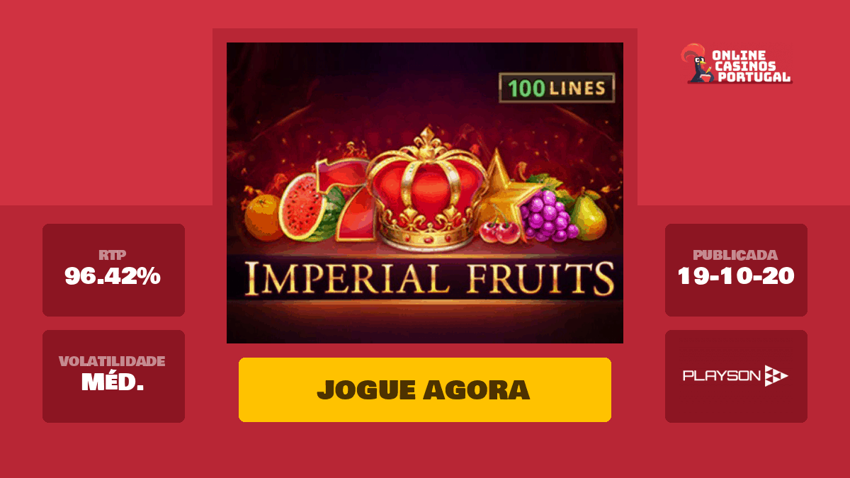 Imperial Fruits 100 Lines Slot Machine - Jogar Grátis