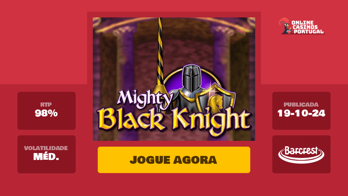 Mighty black knight slot machine jogar gr tis