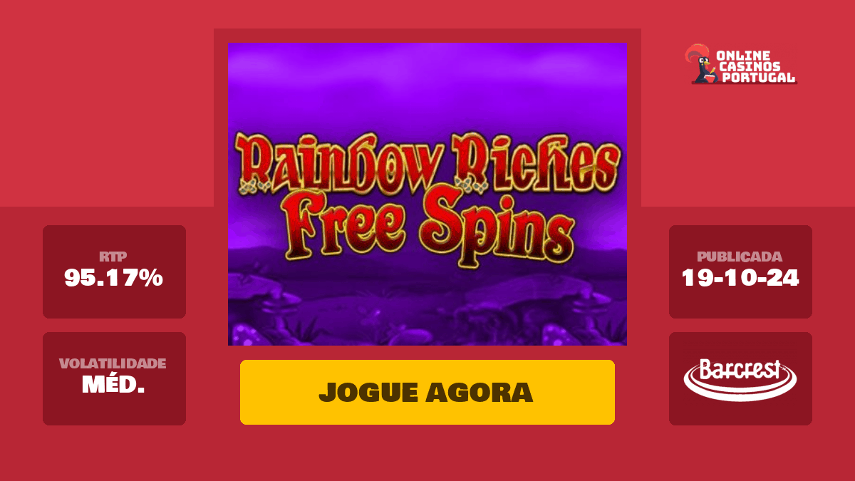 Rainbow Riches Free Spins Slot Machine - Jogar Grátis