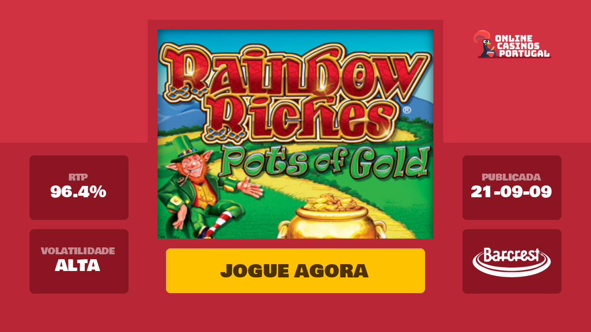 Rainbow Riches Pots of Gold Slot Machine - Jogar Grátis