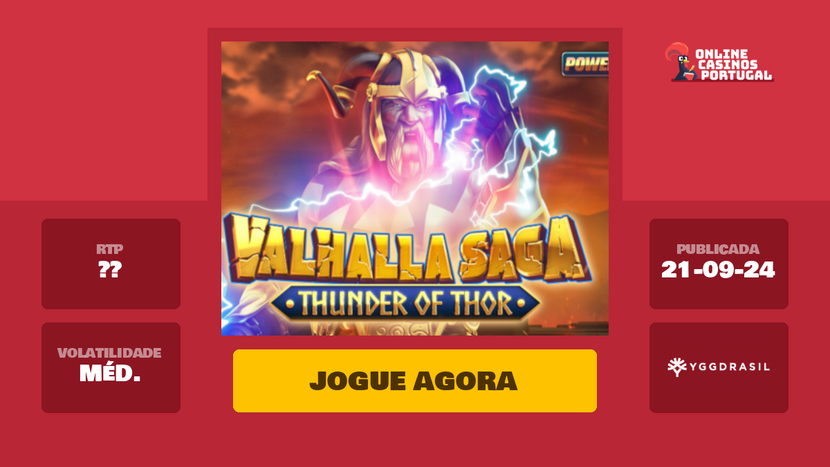 Valhalla Saga Thunder of Thor Slot Machine Jogar Grátis