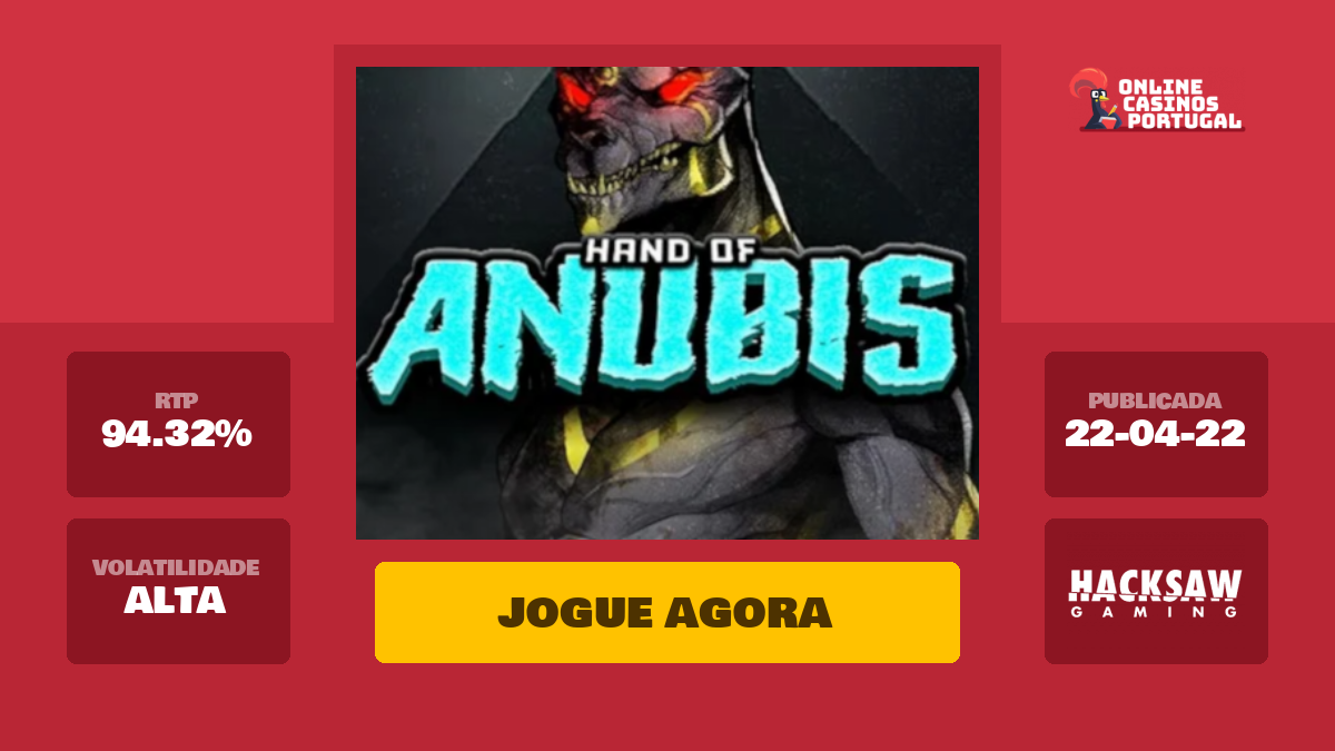 Hand of Anubis Slot Machine - Jogar Grátis