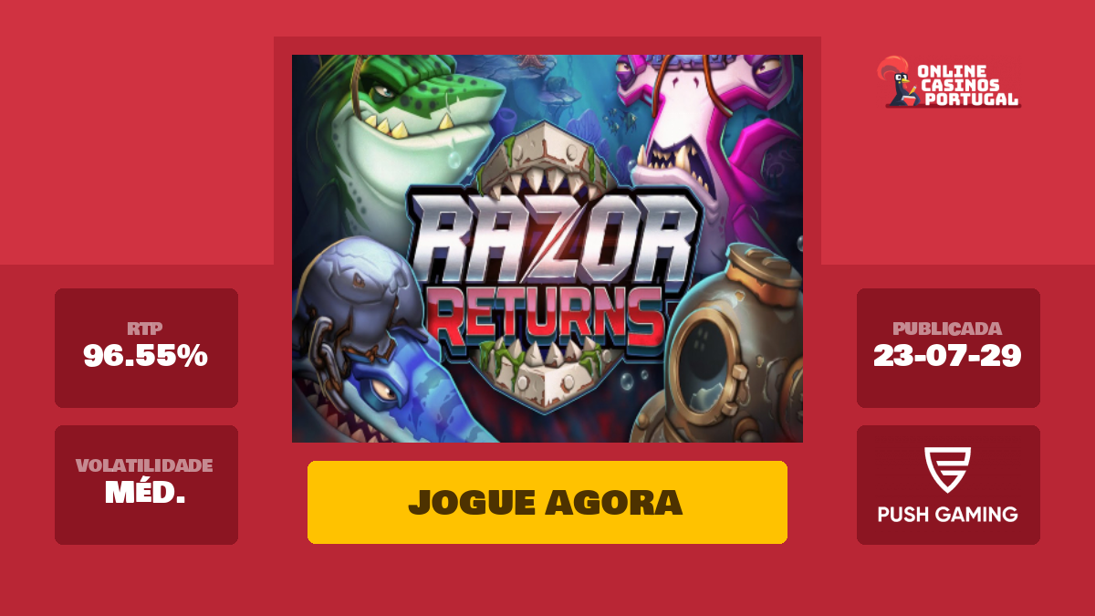 Jogue Razor Shark Gratuitamente em Modo Demo e Avaliação do Jogo