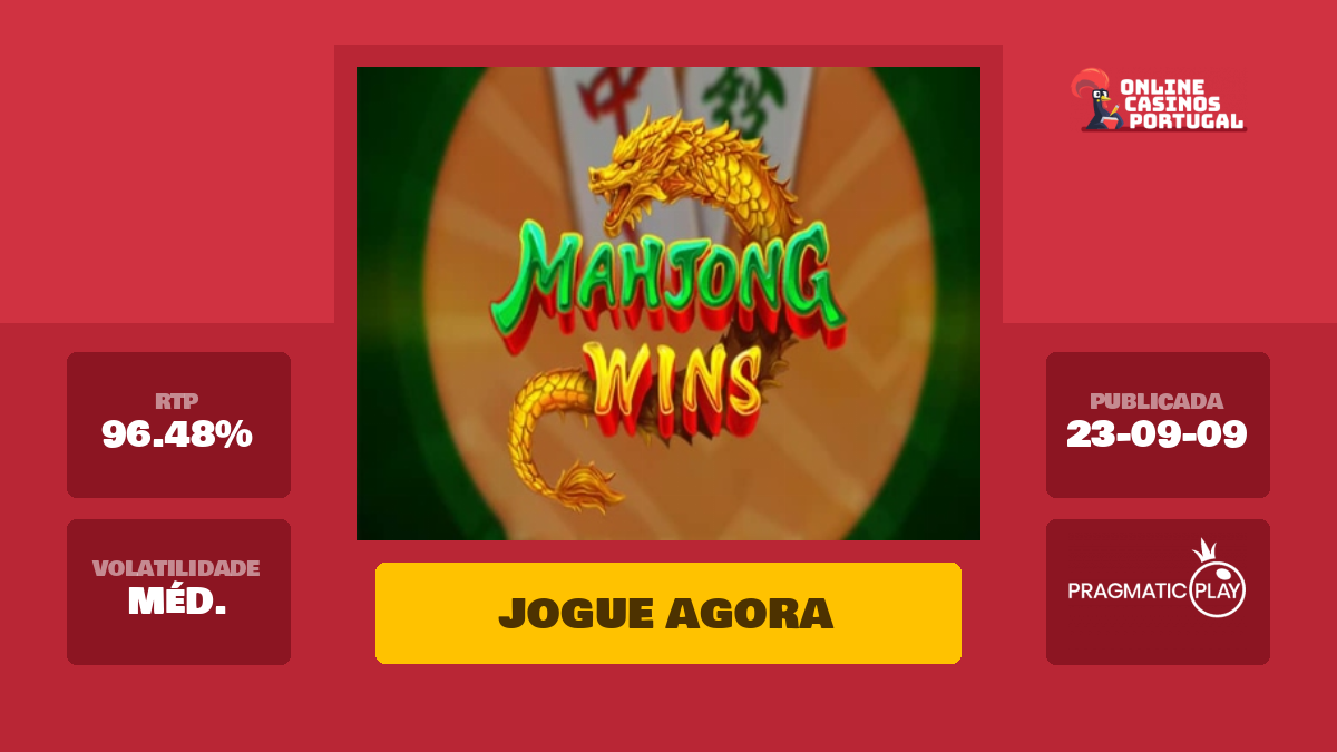 Mahjong Wins Slot, Jogue Grátis